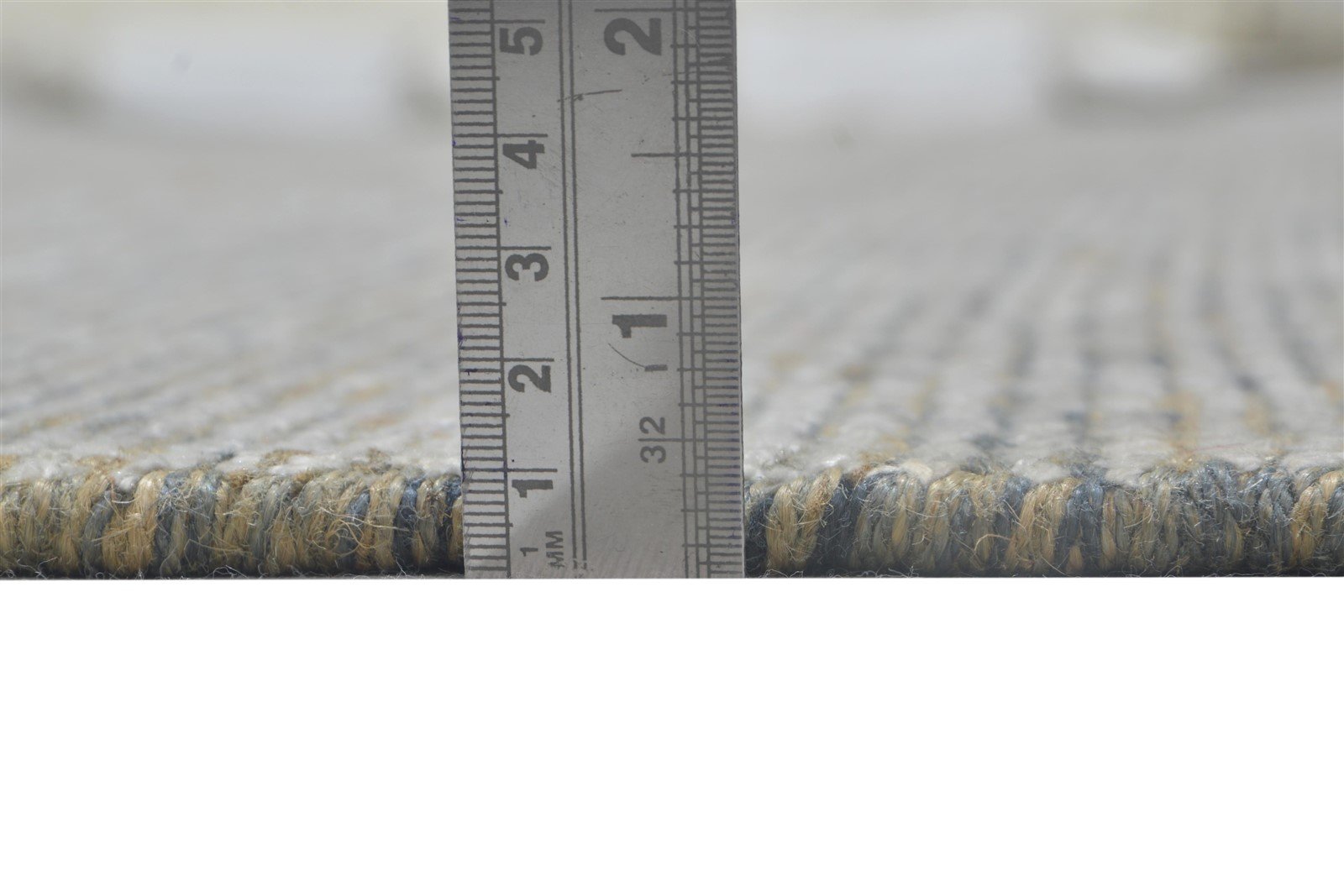 6X9 Rug Jute / Silk Grey Modern Hand Woven Scandinavian Solid Room Size Carpet   7864180179093