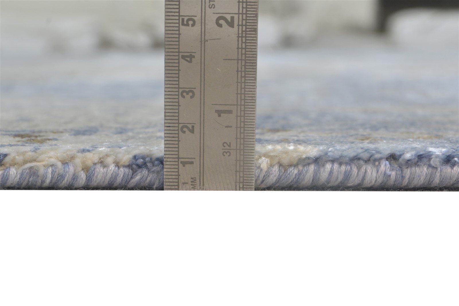 7' X 10' Rug Silk Blue Modern Hand Knotted Indian Abstract Large Carpet   7864325734549
