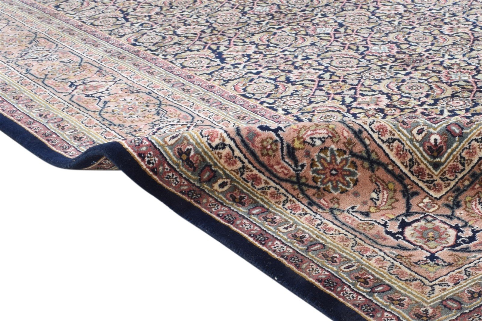 7' X 10' Rug Wool Black Persian Hand Knotted Bijar Oriental Large Carpet   7864657281173