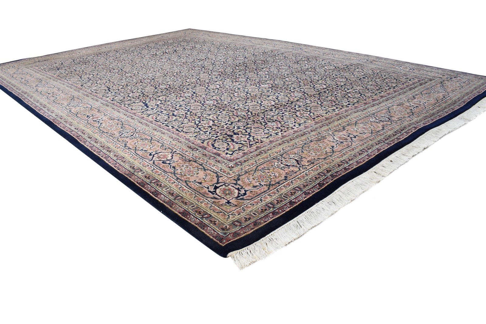 7' X 10' Rug Wool Black Persian Hand Knotted Bijar Oriental Large Carpet   7864657281173