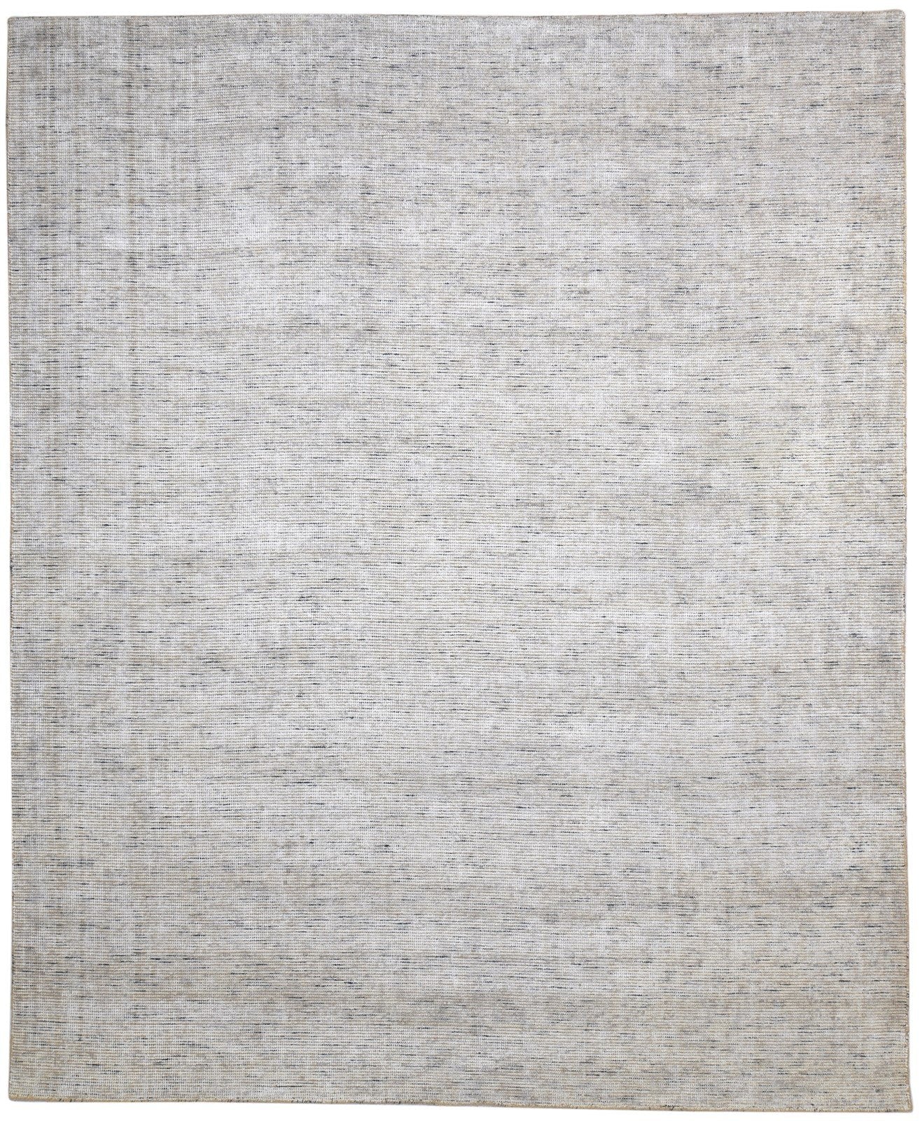 8' X 10' Rug Jute / Silk Grey Modern Hand Woven Scandinavian Solid Large Carpet   7864181129365