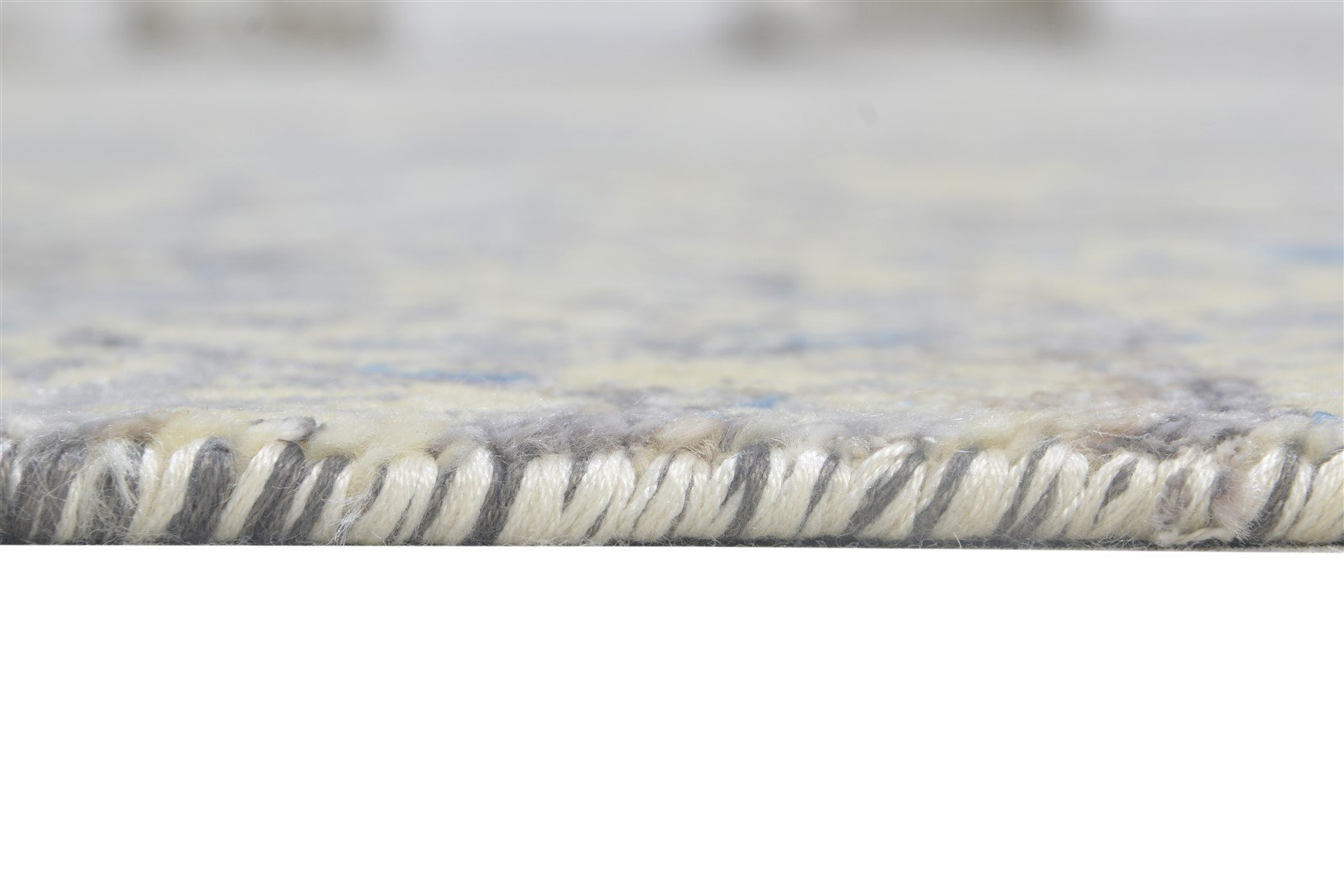 8' X 10' Rug Silk Grey Modern Hand Knotted Indian Abstract Large Carpet   7864320065685