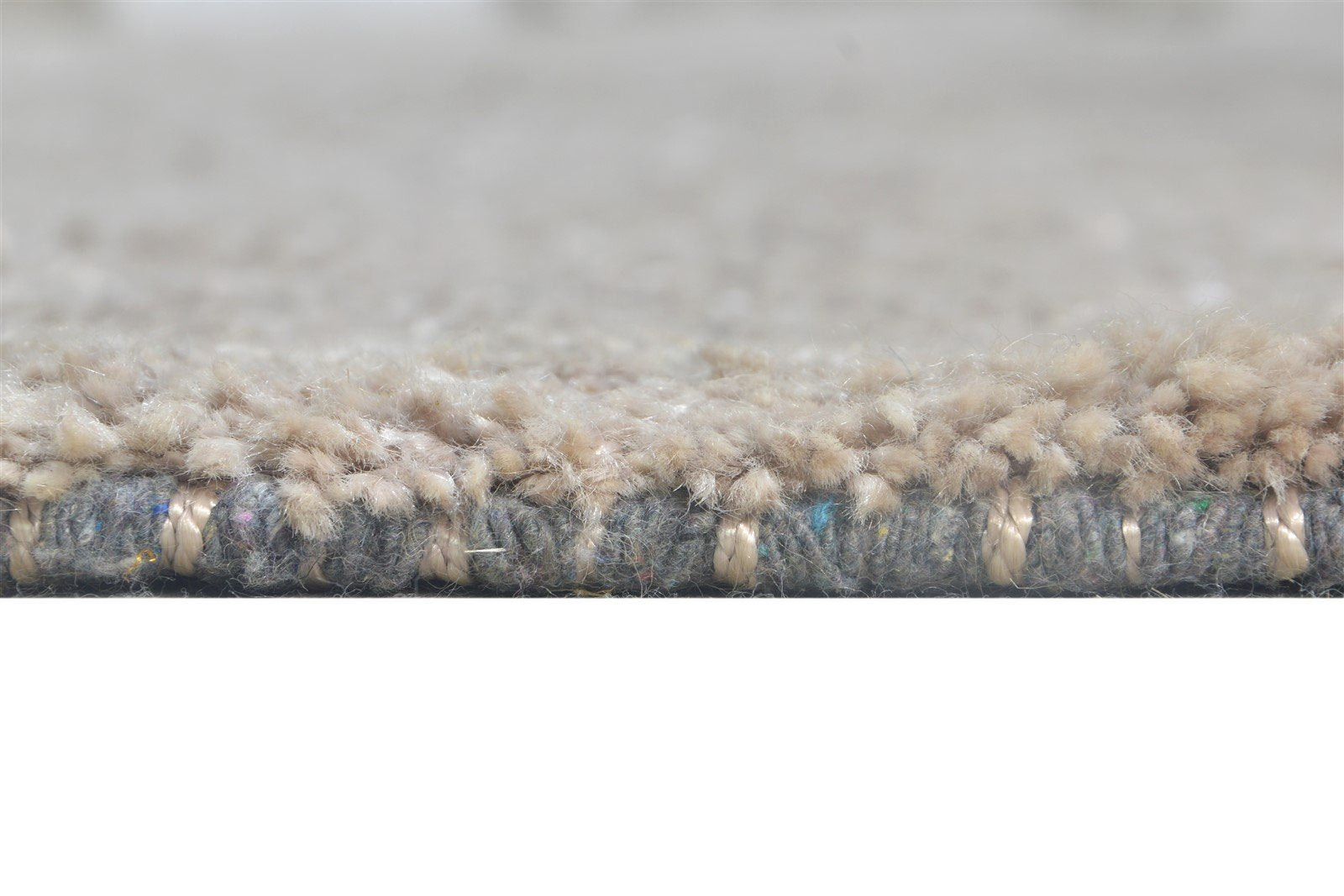 8' X 10' Rug Silk Grey Modern Hand Woven Scandinavian Solid Large Carpet   7864918573205