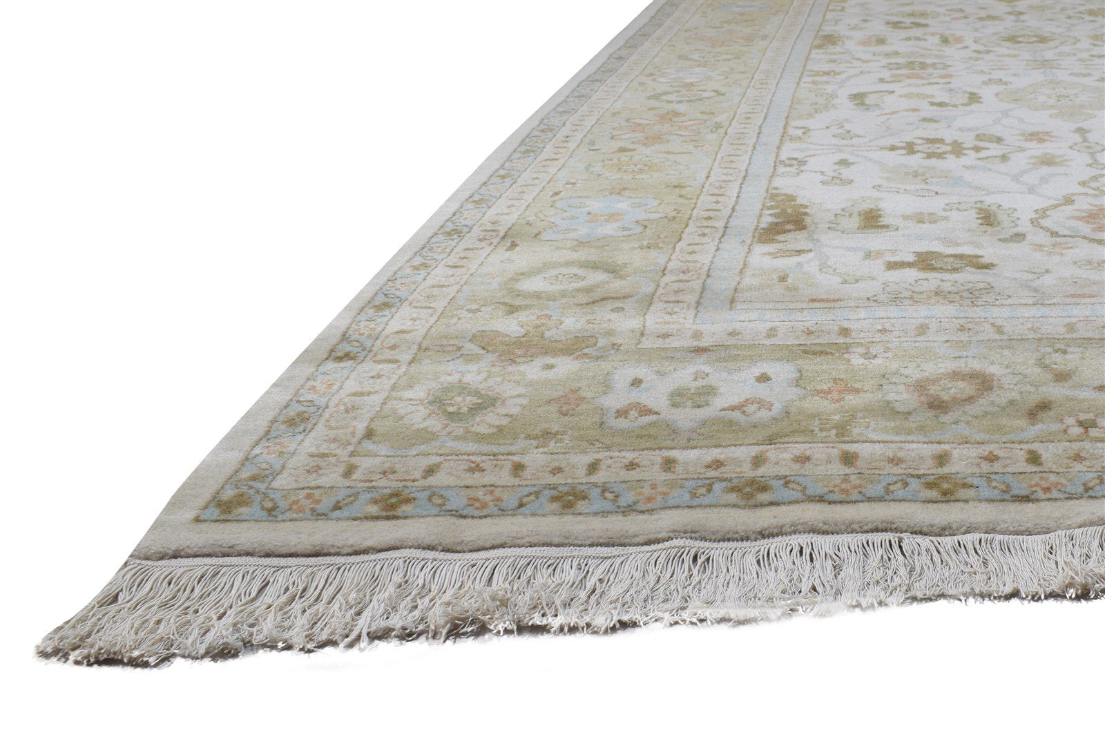 8' X 10' Rug Wool Beige Persian Hand Knotted Oushak Oriental Large Carpet   7864911593621