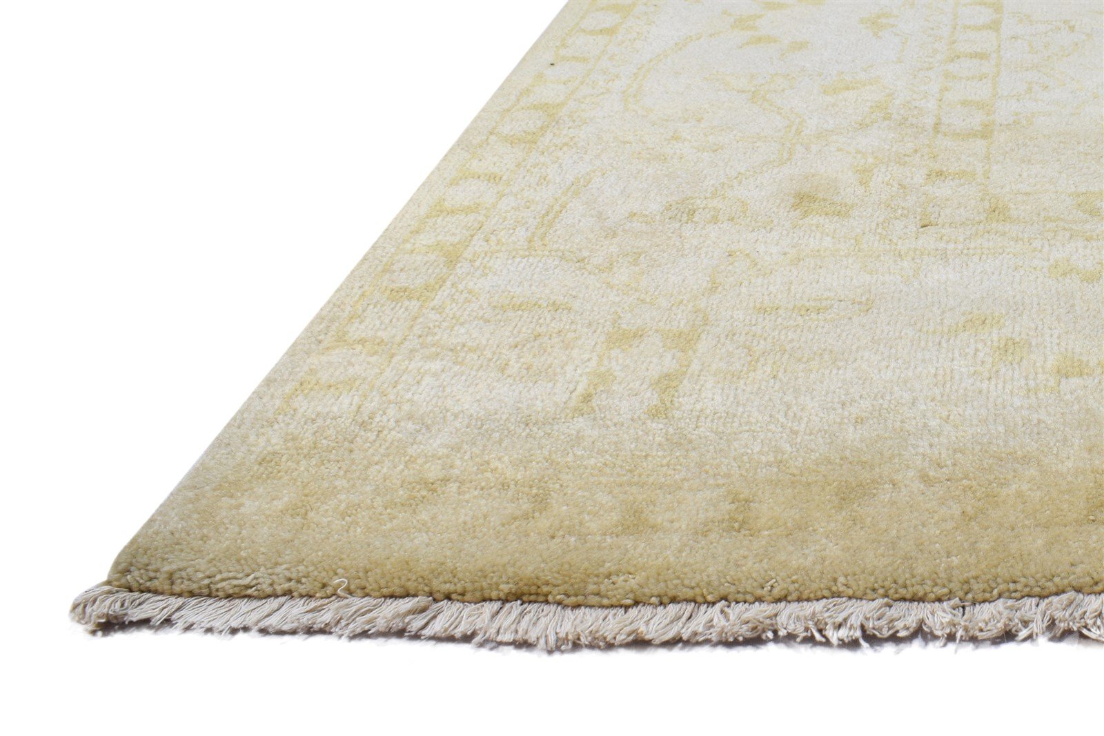 8' X 10' Rug Wool Beige Persian Hand Knotted Oushak Oriental Large Carpet   7865009963157