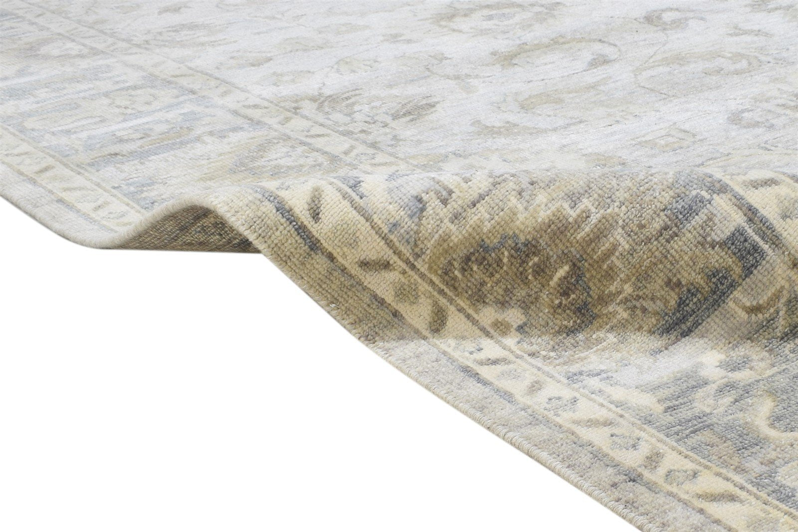 8' X 10' Rug Wool Beige Persian Hand Knotted Oushak Oriental Large Carpet   7864328880277
