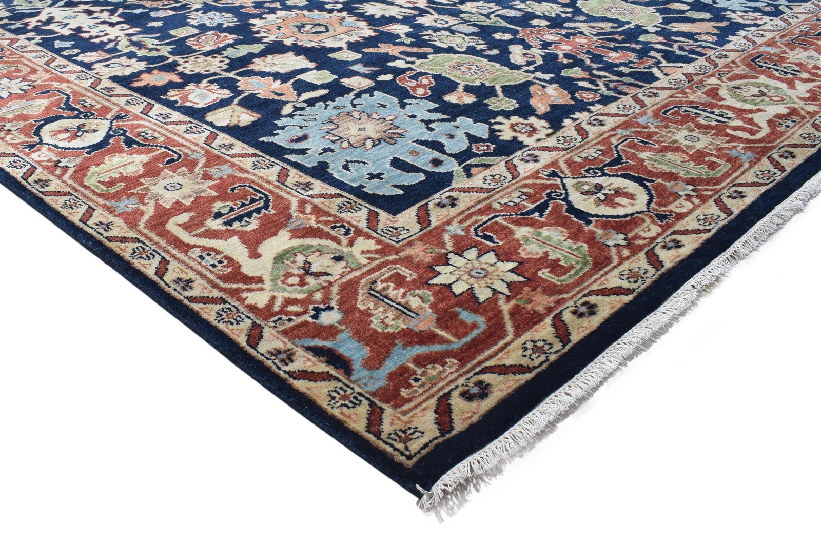 8' X 10' Rug Wool Black Persian Hand Knotted Oushak Oriental Large Carpet   7864193613973