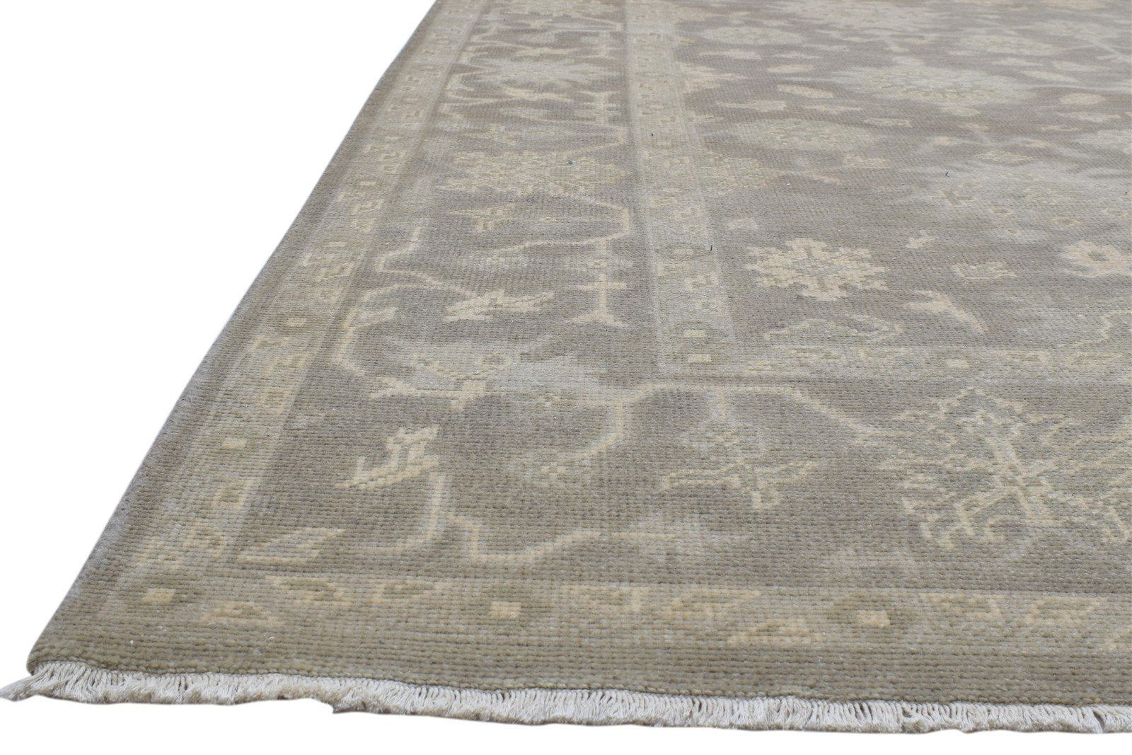 8' X 10' Rug Wool Brown Persian Hand Knotted Oushak Oriental Large Carpet   7860688453781