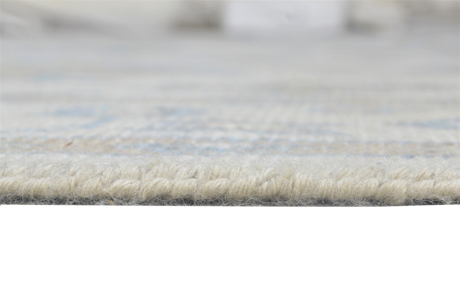 8' X 10' Rug Wool Cream Persian Hand Knotted Oushak Oriental Large Carpet   7864572936341