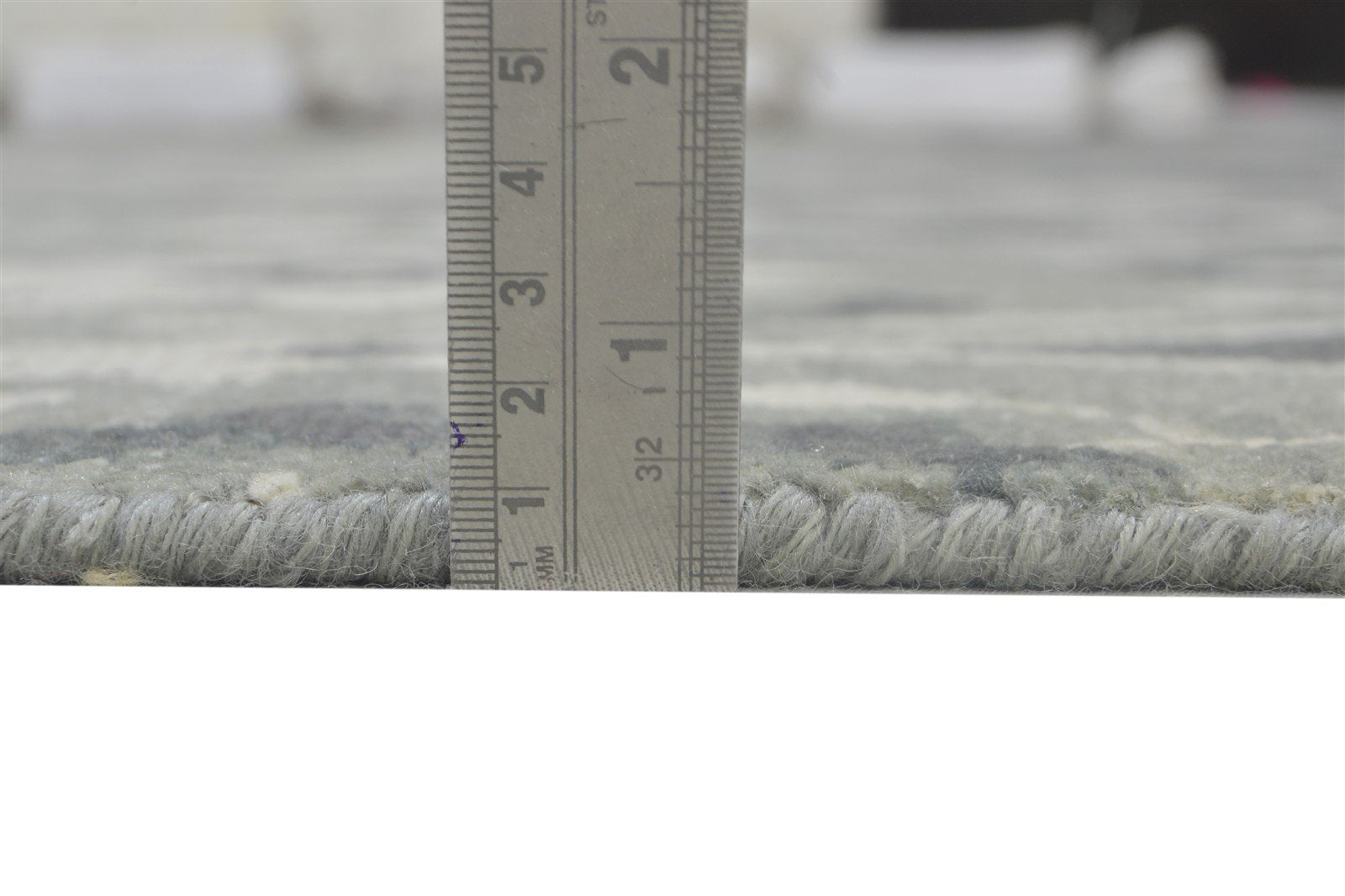 8' X 10' Rug Wool Dark Grey Modern Hand Knotted Moroccan Trellis Large Carpet   7864166514837