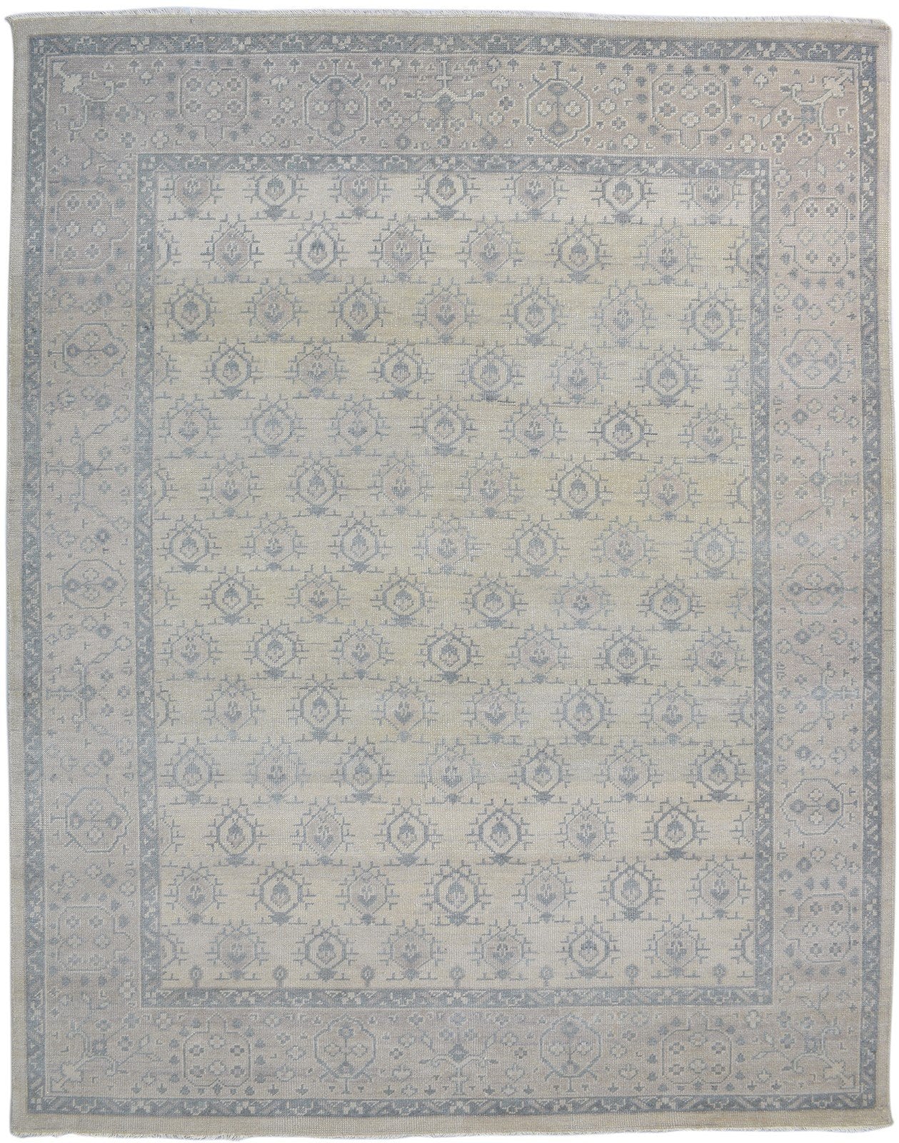8' X 10' Rug Wool Grey Persian Hand Knotted Bokhara Oriental Large Carpet   7860688126101
