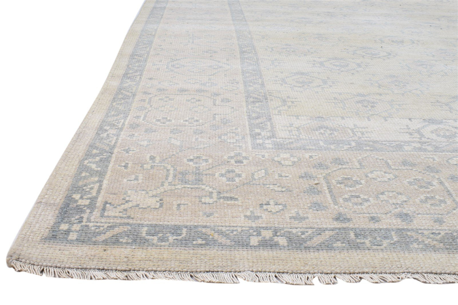 8' X 10' Rug Wool Grey Persian Hand Knotted Bokhara Oriental Large Carpet   7860688126101