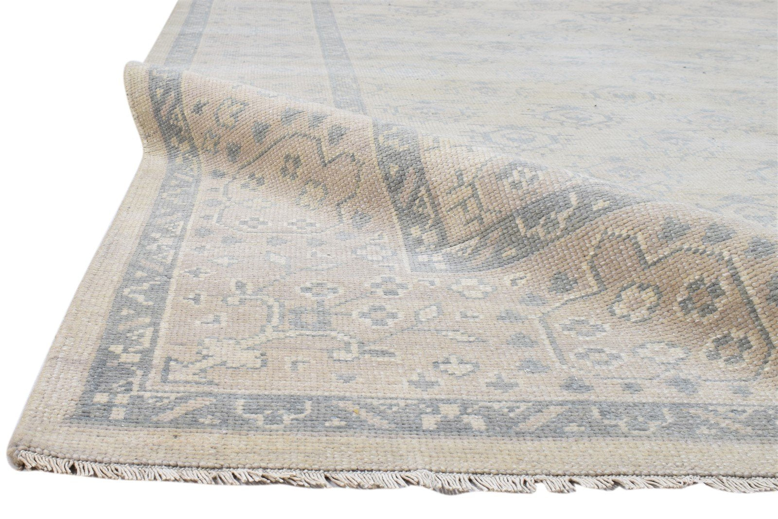 8' X 10' Rug Wool Grey Persian Hand Knotted Bokhara Oriental Large Carpet   7860688126101