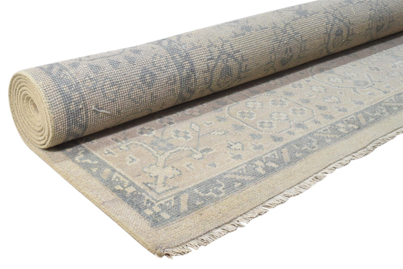 8' X 10' Rug Wool Grey Persian Hand Knotted Bokhara Oriental Large Carpet   7860688126101