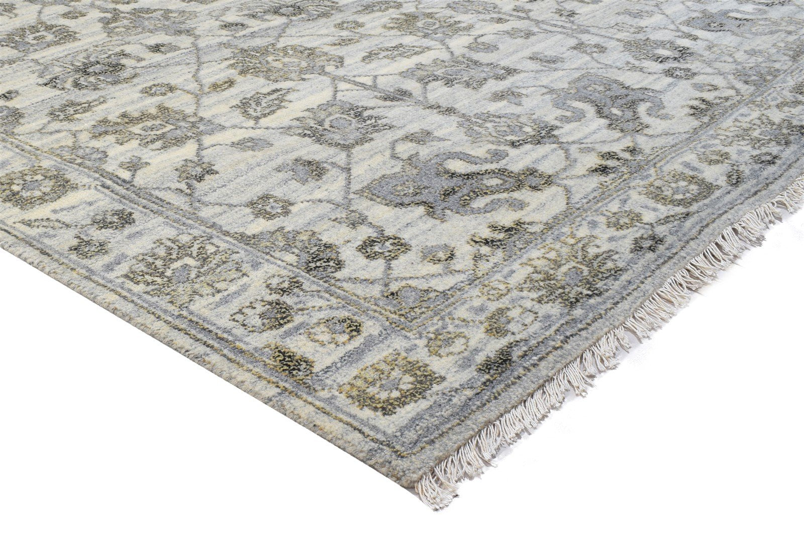 8' X 10' Rug Wool Grey Persian Hand Knotted Kashan Oriental Large Carpet   7864175984789