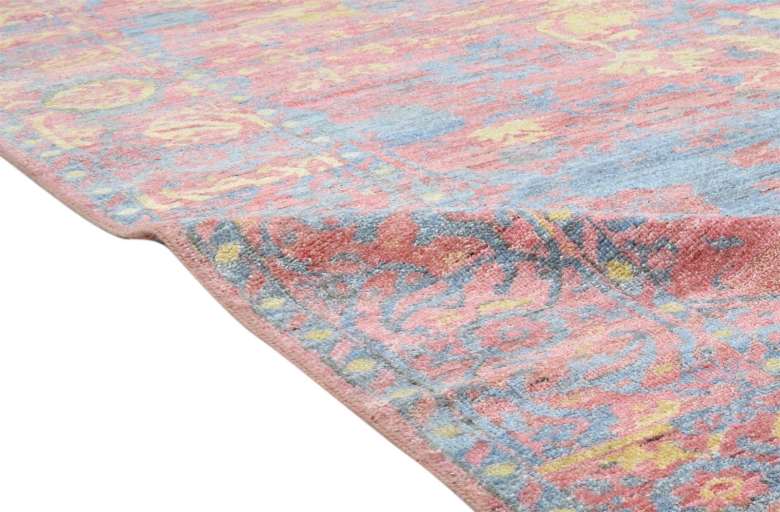 8' X 10' Rug Wool Red Modern Hand Knotted Oushak Oriental Large Carpet   7864133419157