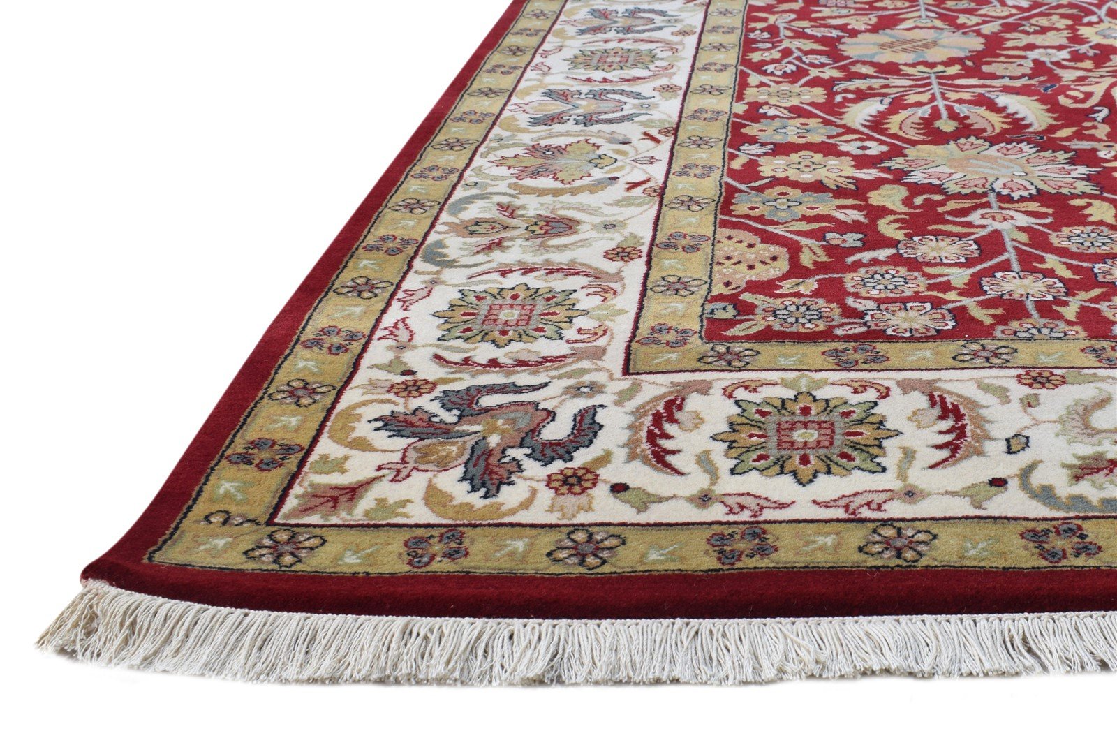 8' X 10' Rug Wool Red Persian Hand Knotted Kashan Oriental Large Carpet   7864677105813