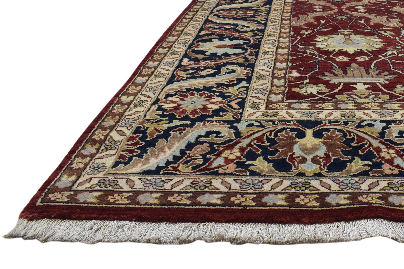 8' X 10' Rug Wool Red Persian Hand Knotted Kashan Oriental Large Carpet   7860694843541