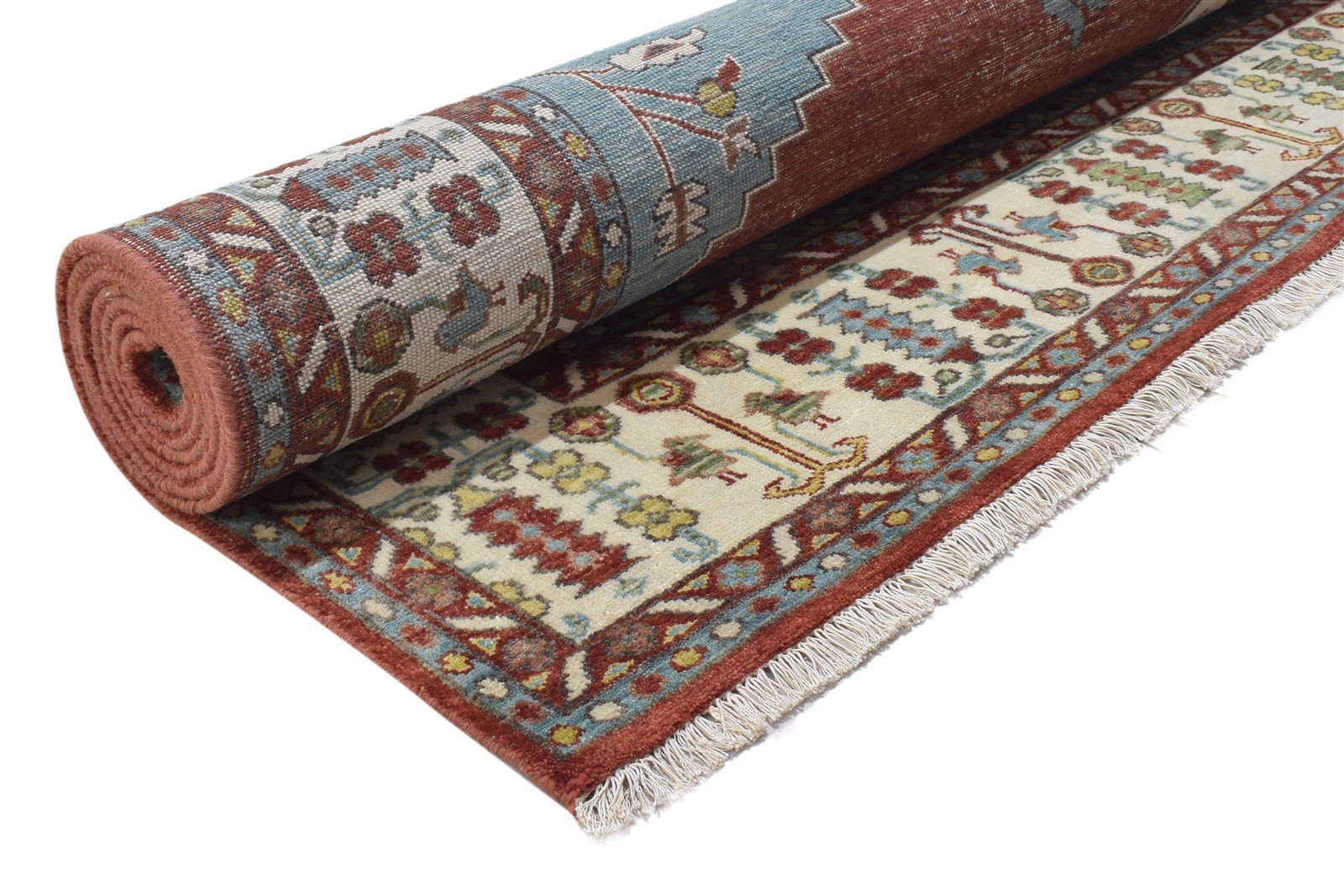 8' X 10' Rug Wool Red Persian Hand Knotted Serapi Oriental Large Carpet   7864192565397