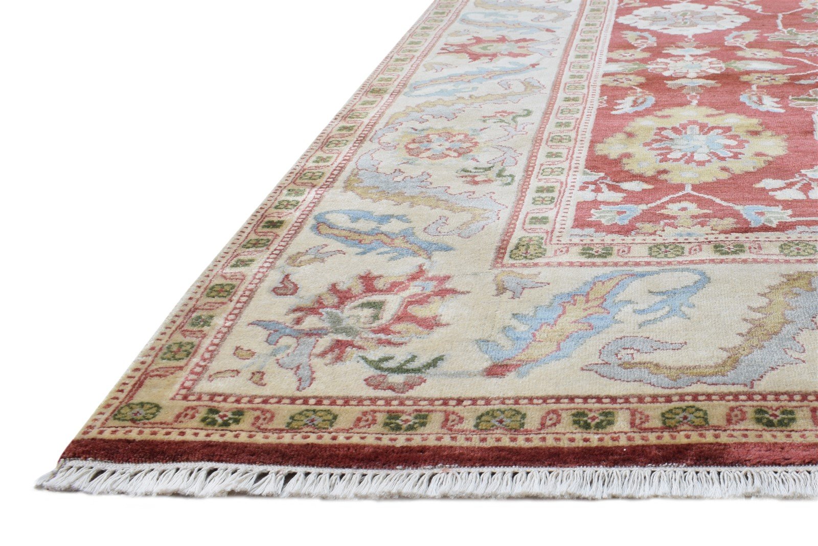 8' X 10' Rug Wool Red Persien Hand Knotted Kashan Oriental Large Carpet   7864584110229