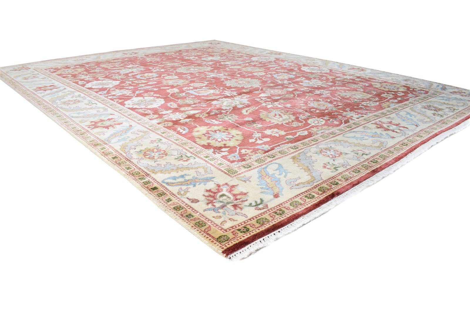 8' X 10' Rug Wool Red Persien Hand Knotted Kashan Oriental Large Carpet   7864584110229