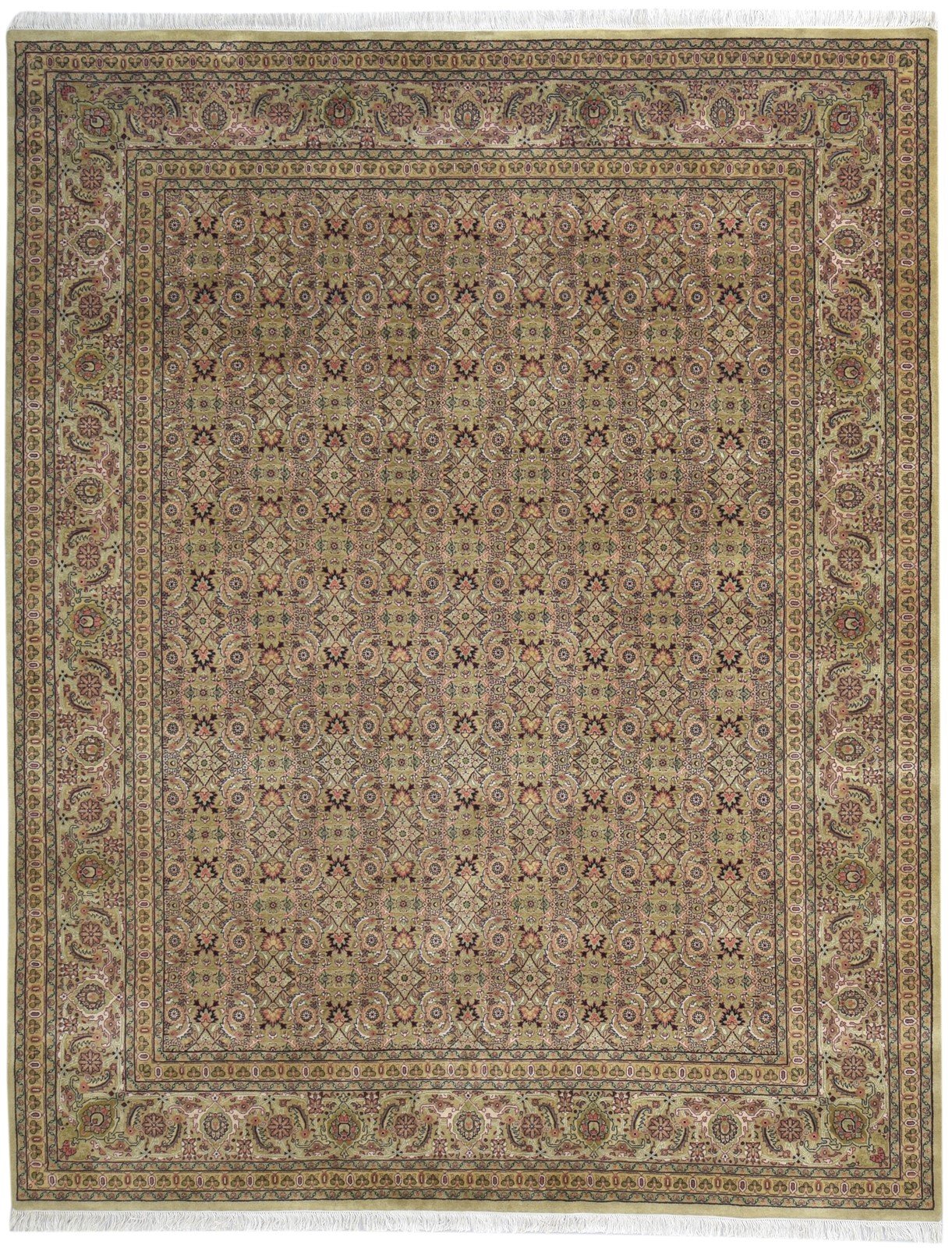 8' X 10' Rug Wool Sage Persian Hand Knotted Bijar Oriental Large Carpet   7864676712597