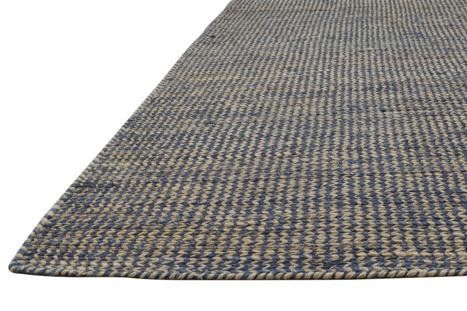 8' X 11' Rug Jute Brown Modern Hand Woven Scandinavian Solid Large Carpet   7864782520469