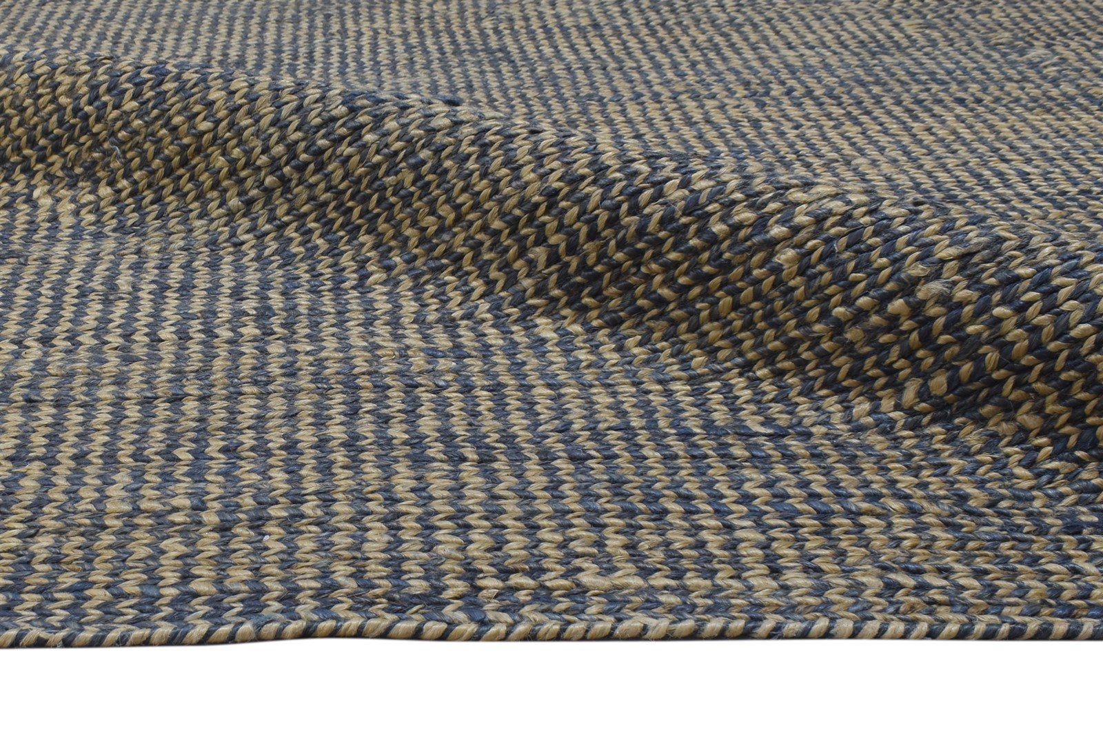 8' X 11' Rug Jute Brown Modern Hand Woven Scandinavian Solid Large Carpet   7864782520469