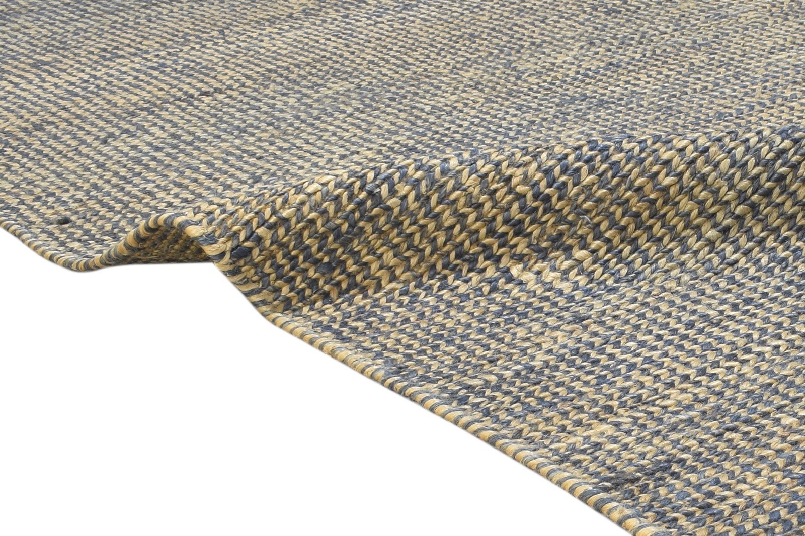 8' X 11' Rug Jute Brown Modern Hand Woven Scandinavian Solid Large Carpet   7864782520469