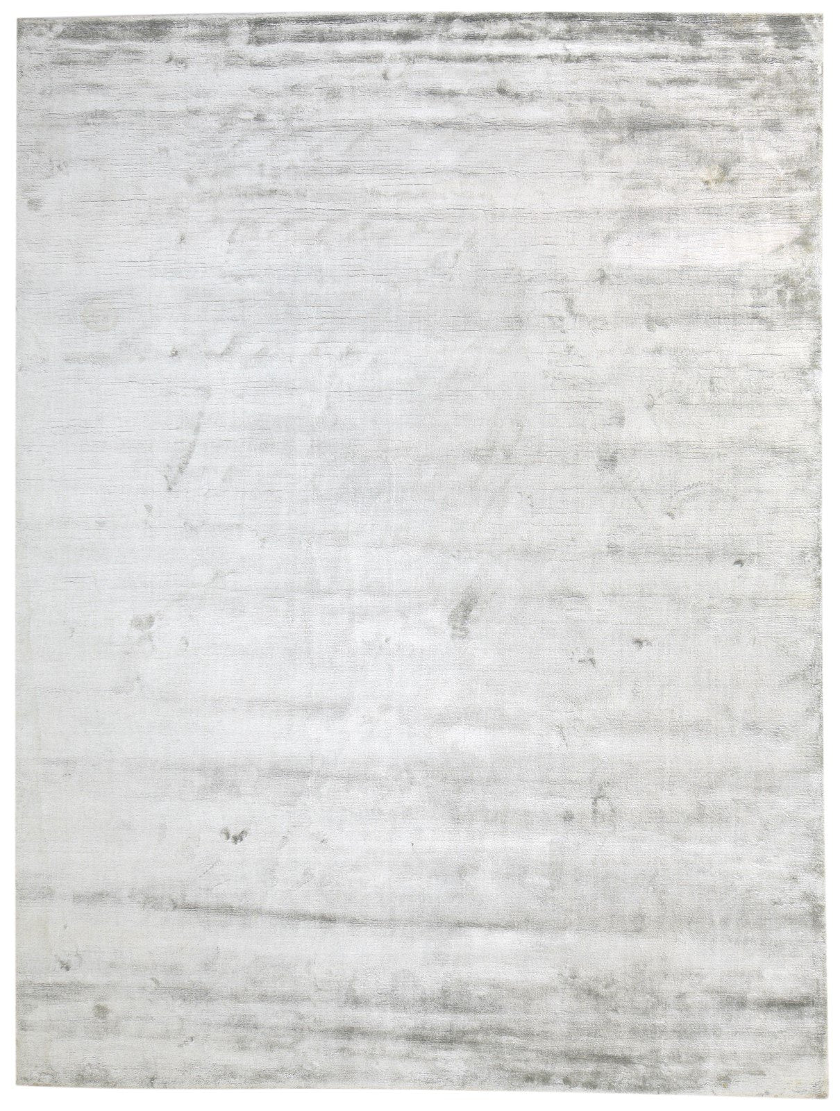 8' X 11' Rug Silk Grey Modern Hand Woven Scandinavian Solid Large Carpet   7864578474133