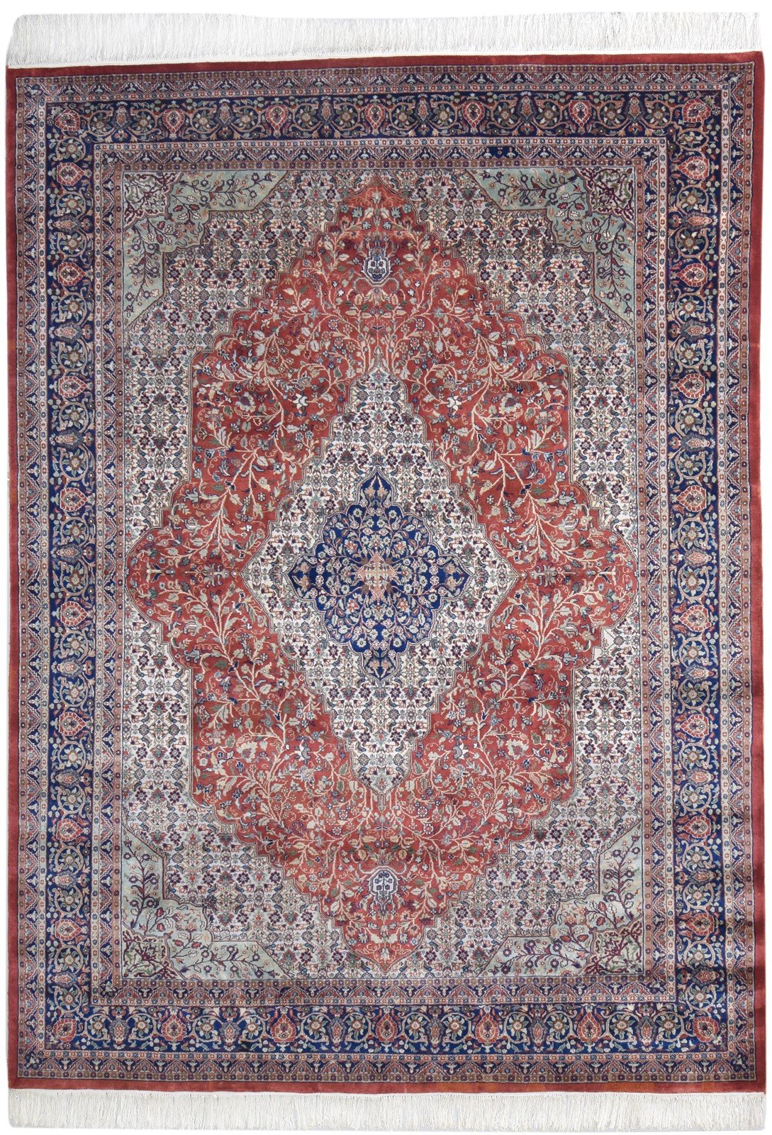 8' X 11' Rug Wool Red Persian Hand Knotted Heriz-Indian Oriental Large Carpet   7864629330069