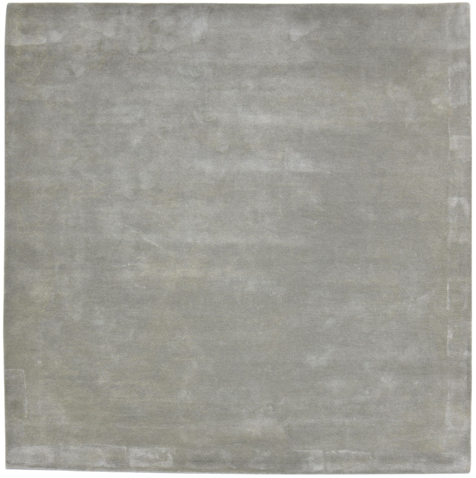 8' X 8' Rug Wool Dark Grey Modern Hand Tufted Scandinavian Solid Large Carpet   7864818073749