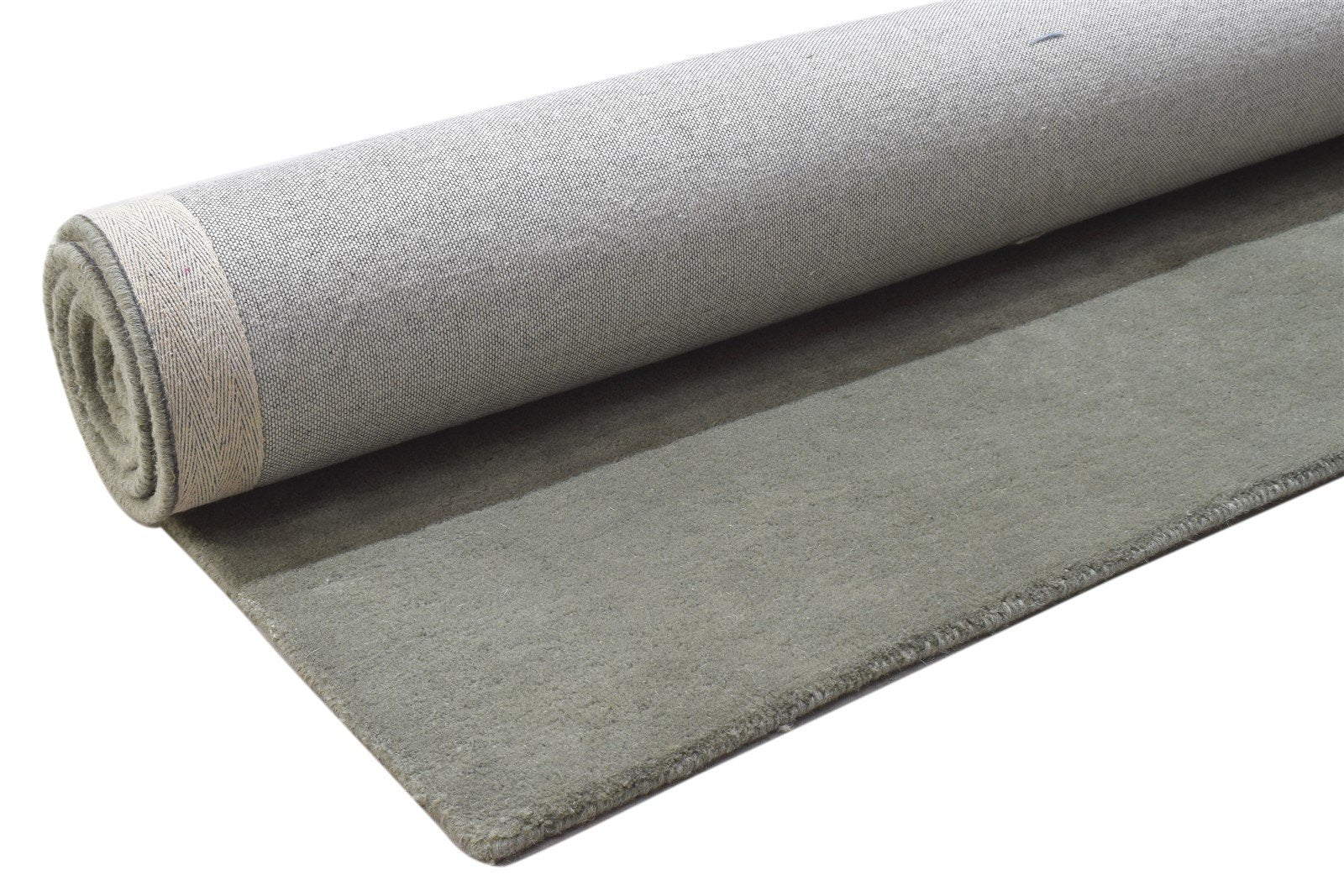 8' X 8' Rug Wool Dark Grey Modern Hand Tufted Scandinavian Solid Large Carpet   7864818073749
