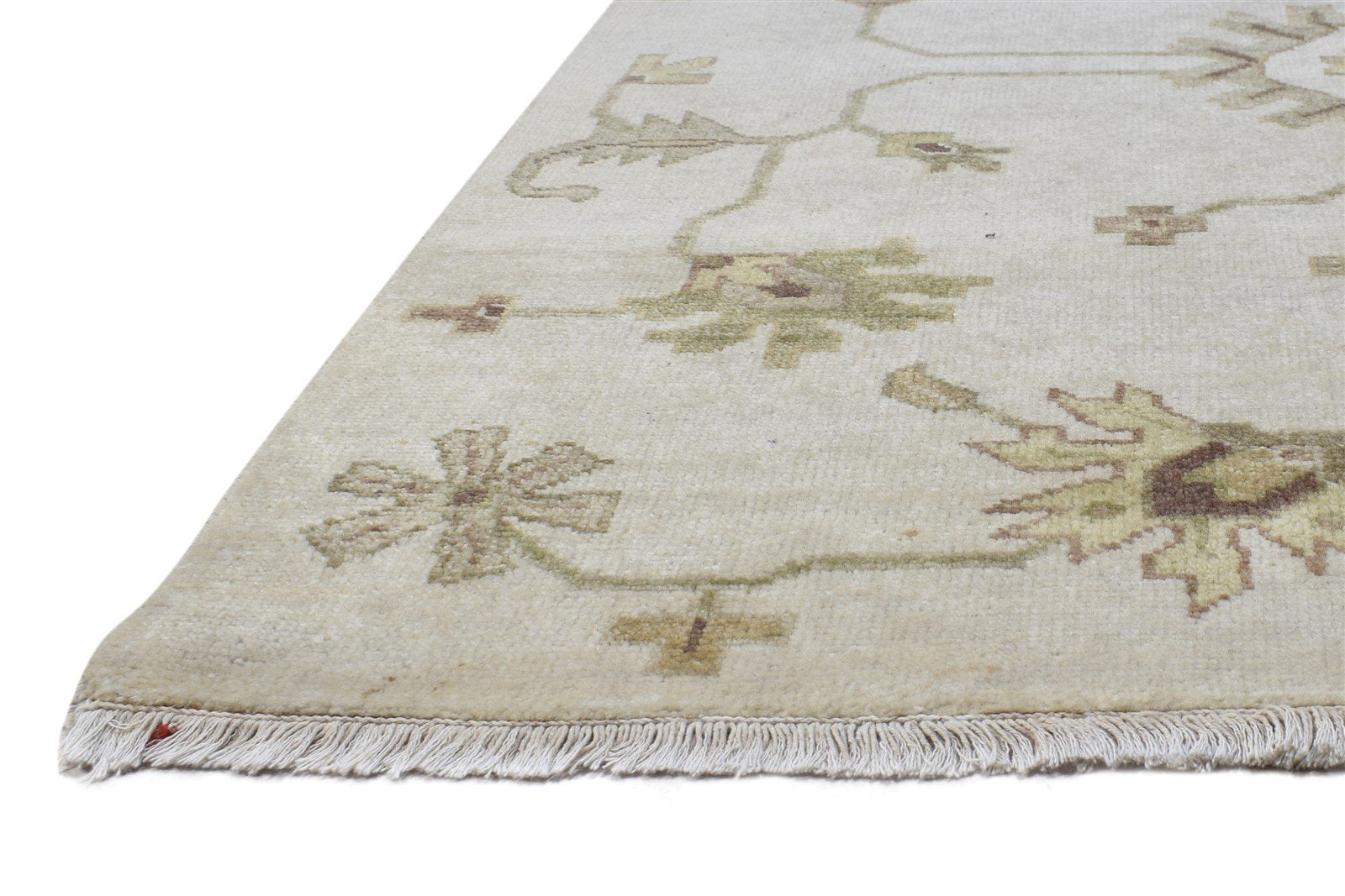 8' X 9' Rug Wool Sand Persian Hand Knotted Kashan Oriental Large Carpet   7864496816277