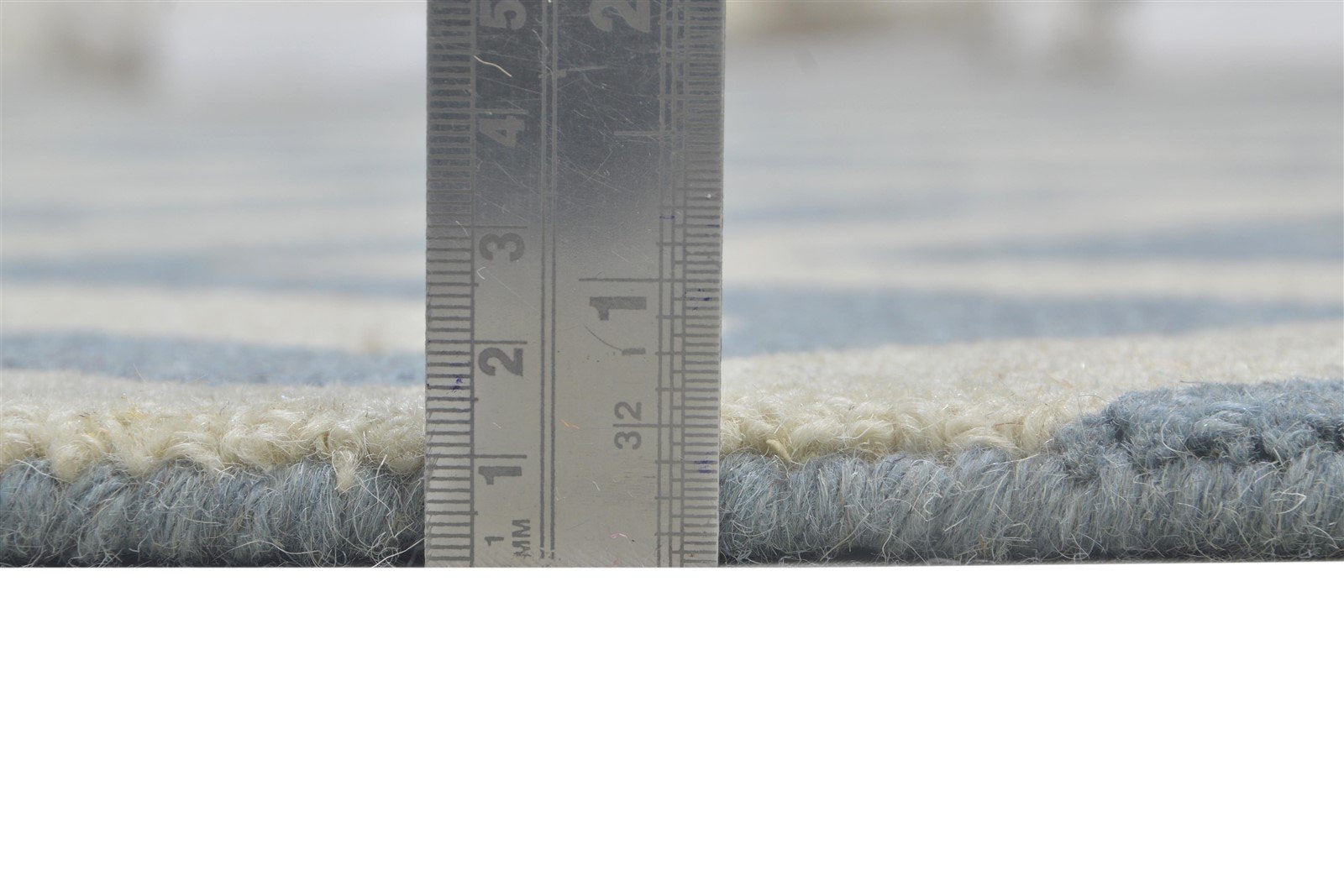 8X10 Rug Wool Dark Grey Modern Hand Tufted Scandinavian Geometric Large Carpet   7864304894101