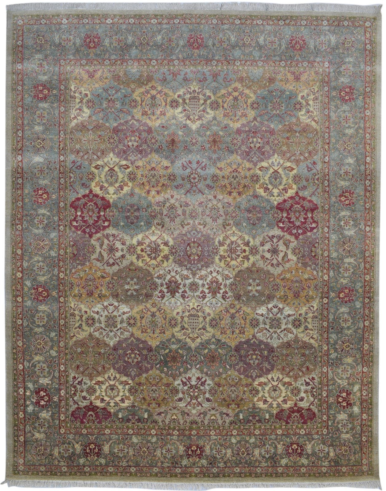 8X10 Rug Wool Multi Color Persian Hand Knotted Bakhtiari Oriental Large Carpet   7860694352021