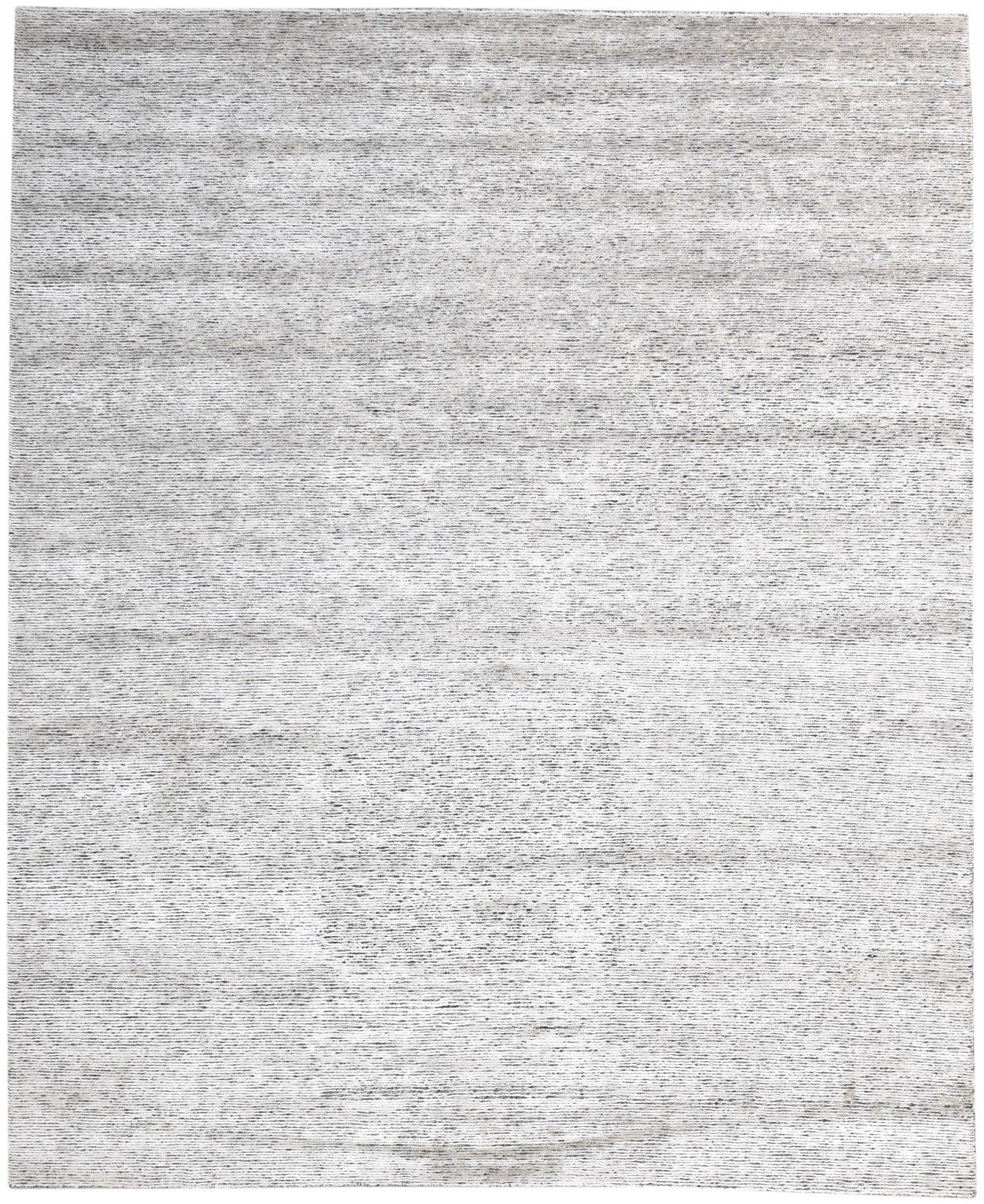 8X10 Rug Wool / Silk Beige Modern Hand Knotted Scandinavian Solid Large Carpet   7864575197333