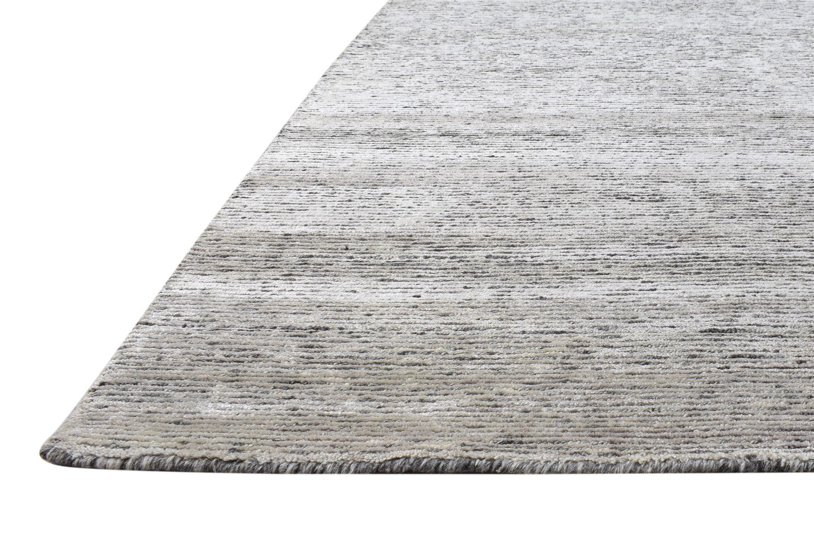 8X10 Rug Wool / Silk Beige Modern Hand Knotted Scandinavian Solid Large Carpet   7864575197333