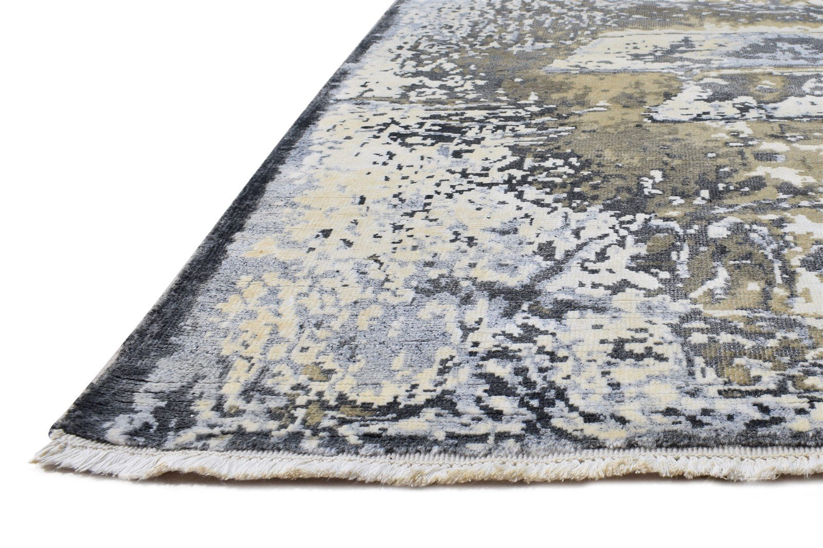 8X10 Rug Wool / Silk Sage Modern Hand Knotted American Abstract Large Carpet   7865106333845