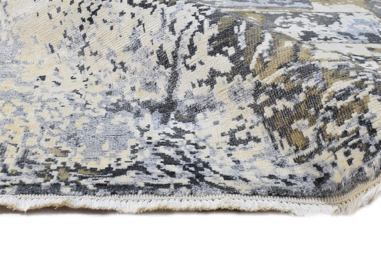 Dian 8X10 Rug Wool / Silk Sage Modern Hand Knotted American Abstract   7865106333845