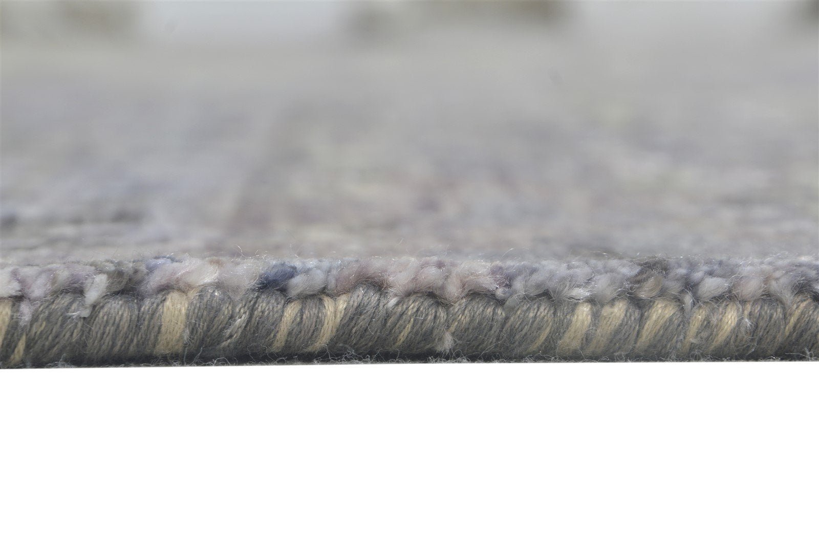 9' X 12' Rug Silk Grey Modern Hand Knotted Indian Abstract Extra Large Carpet   7864321343637
