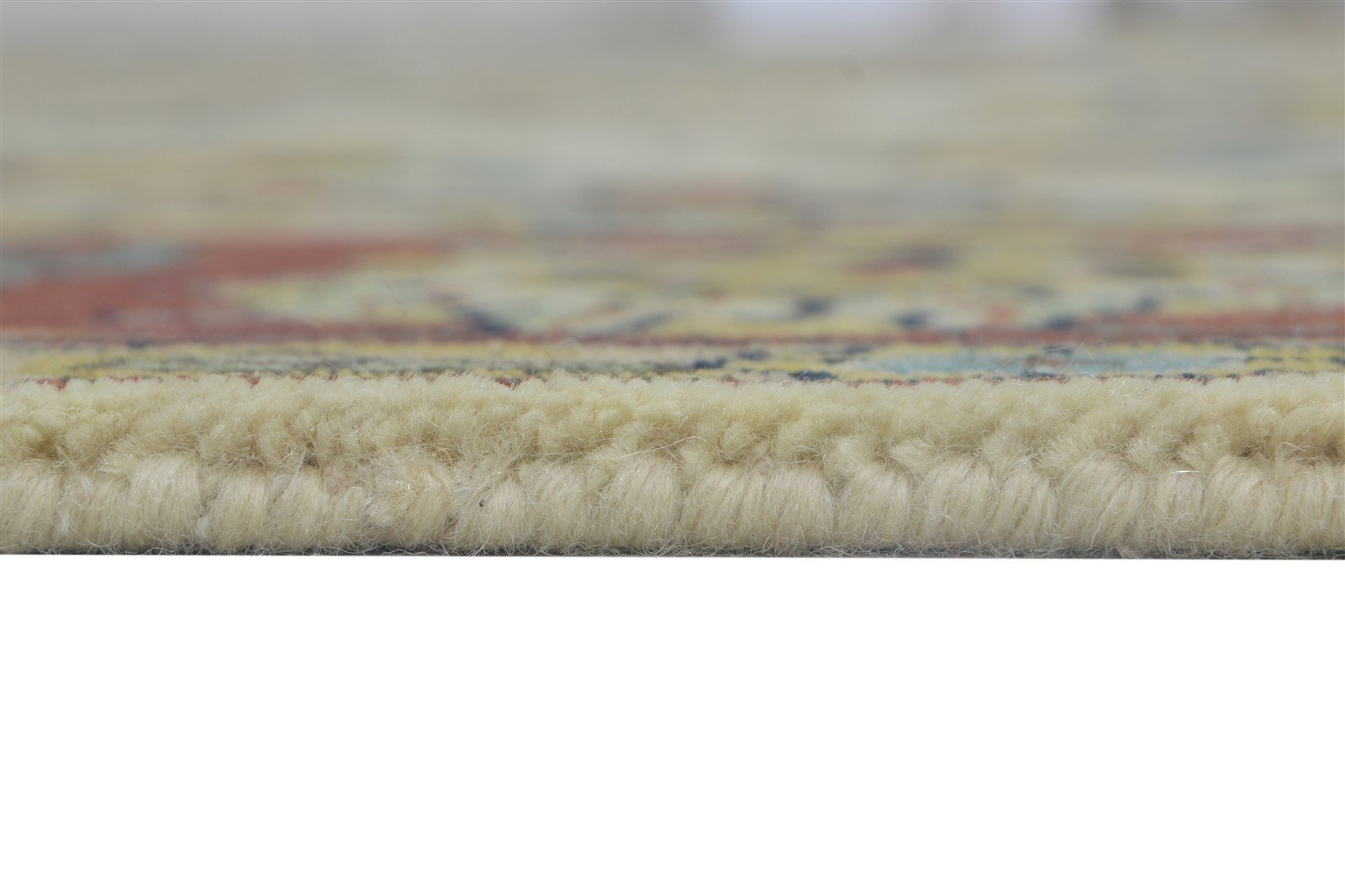9' X 12' Rug Wool Beige Persian Hand Knotted Mughal Oriental Large Carpet   7864201740437
