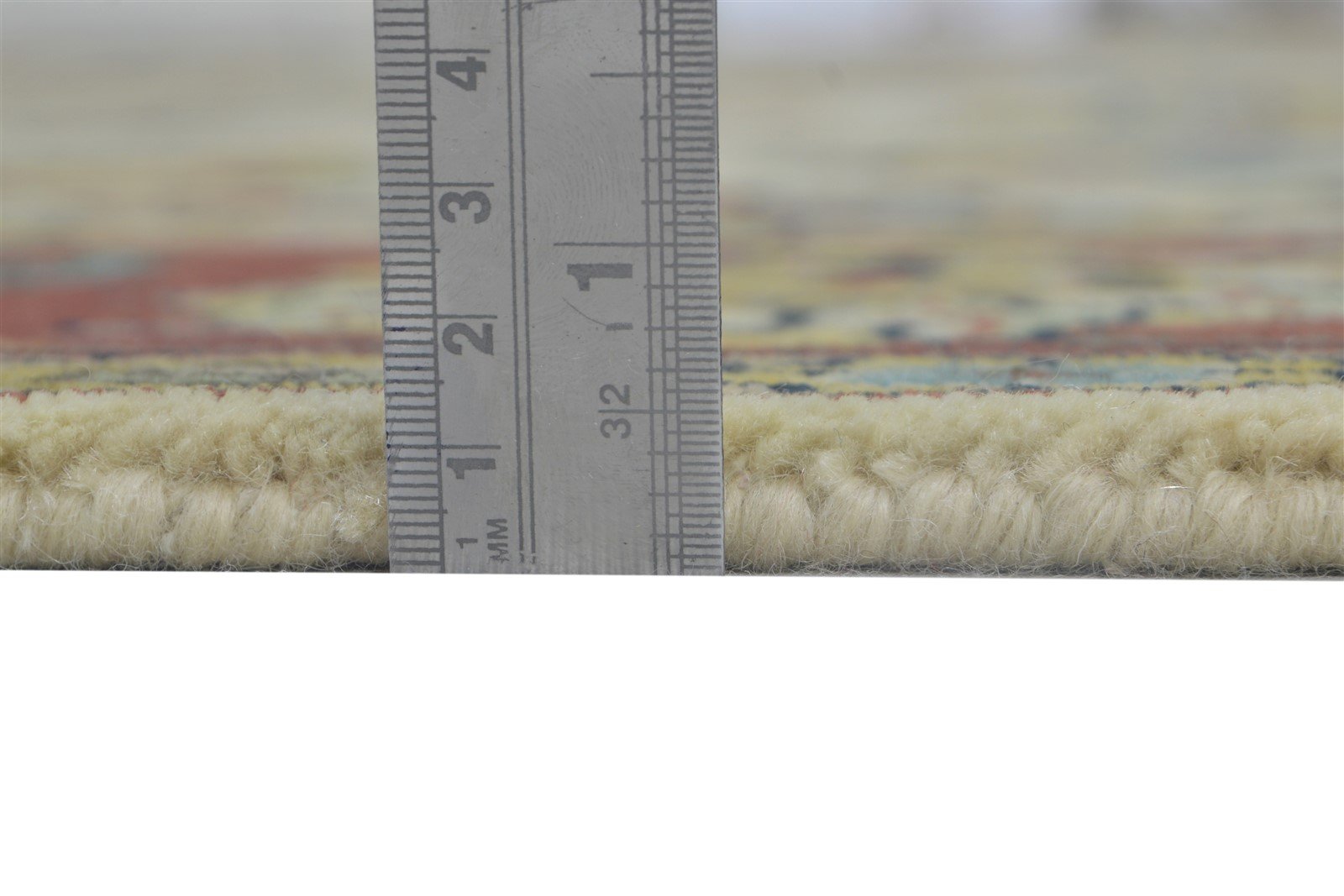9' X 12' Rug Wool Beige Persian Hand Knotted Mughal Oriental Large Carpet   7864201740437