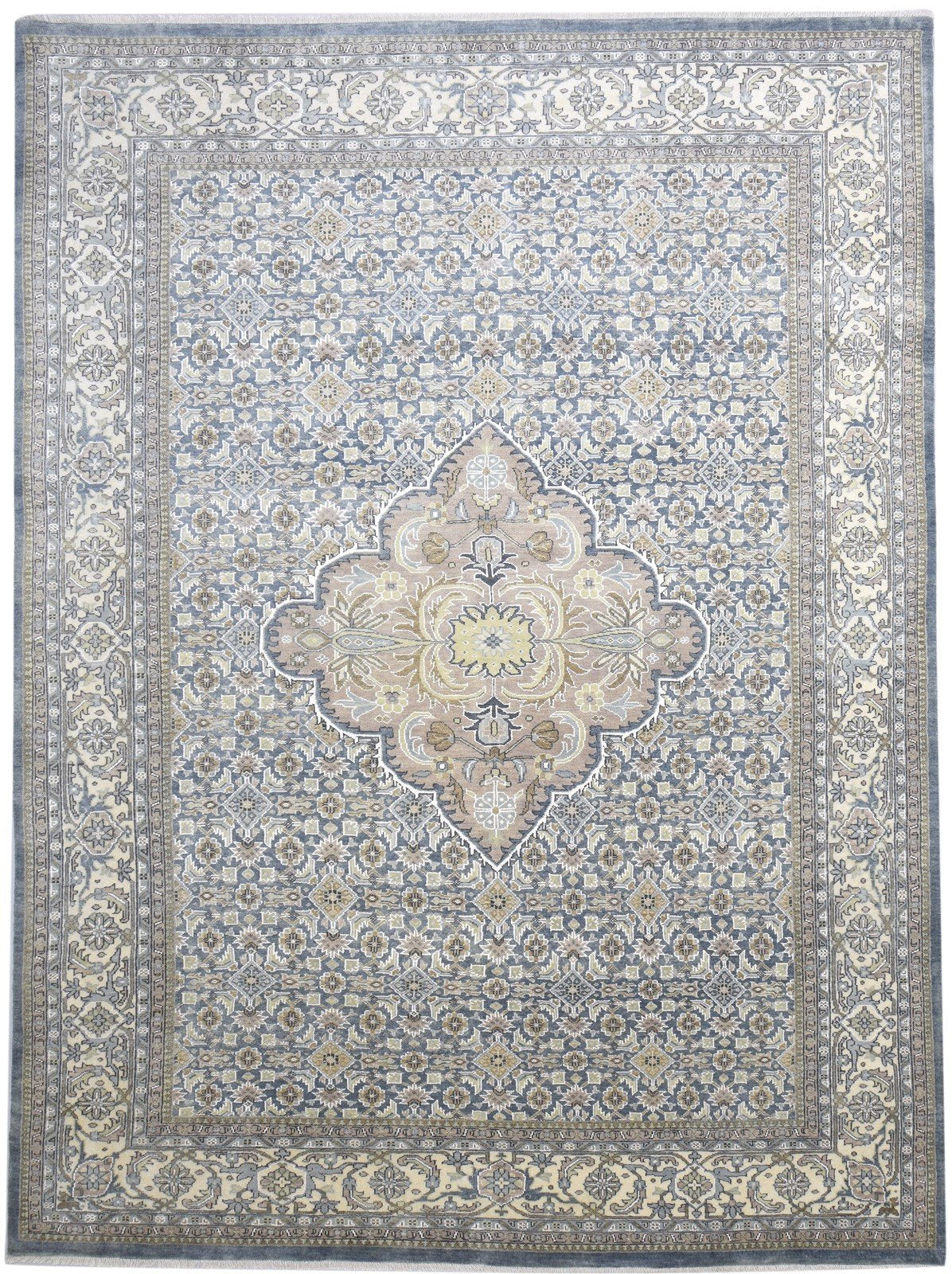 9' X 12' Rug Wool Dark Grey Persian Hand Knotted Bijar Oriental Large Carpet   7864194138261