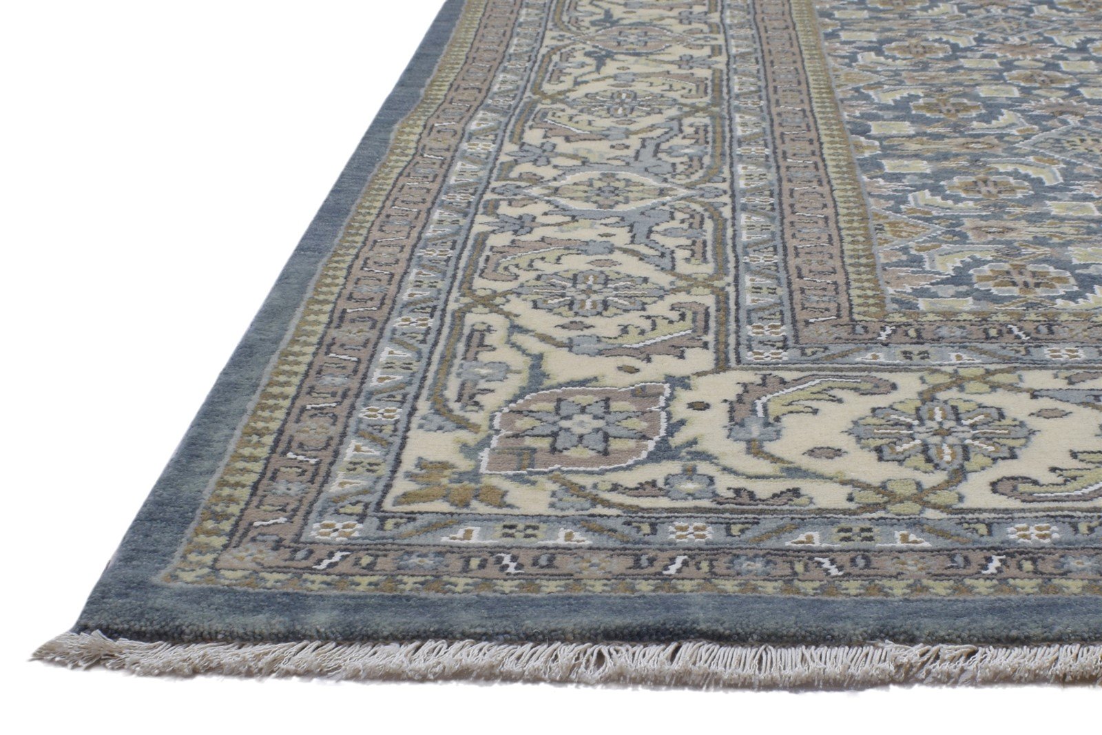 9' X 12' Rug Wool Dark Grey Persian Hand Knotted Bijar Oriental Large Carpet   7864194138261