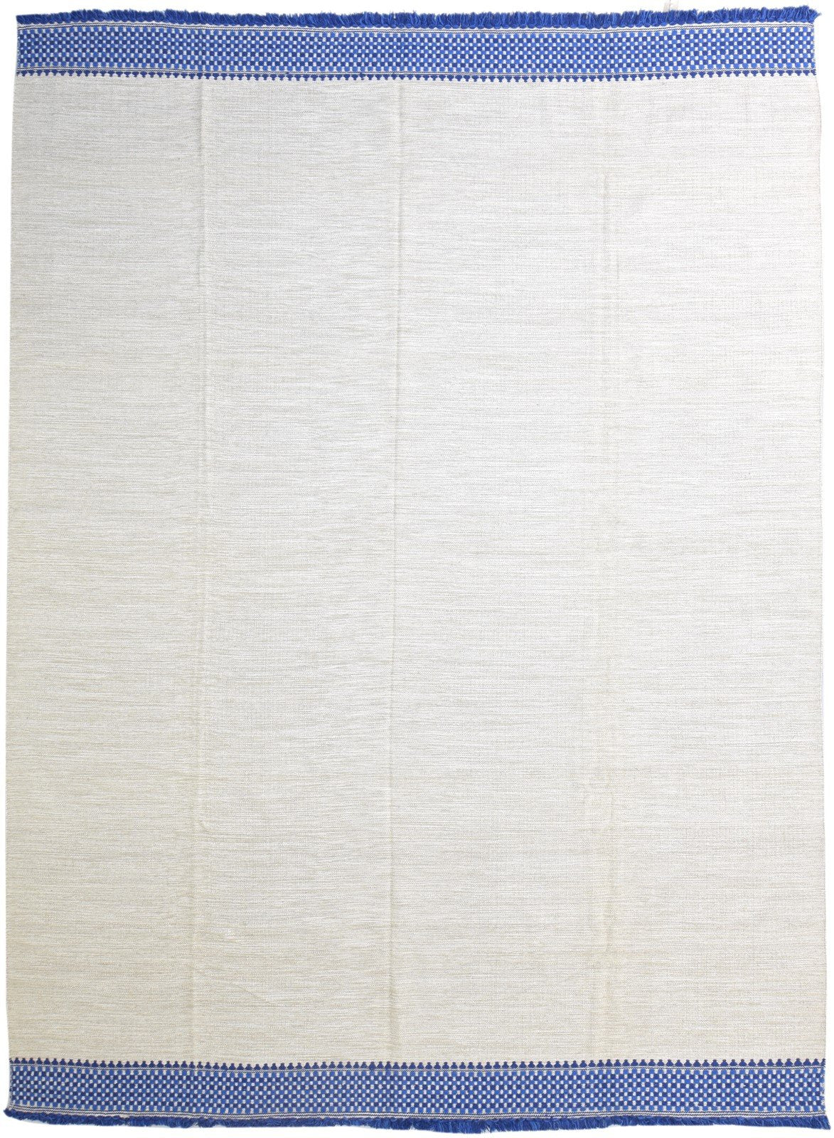 9' X 12' Rug Wool Grey Modern Dhurrie Scandinavian Striped Extra Large Carpet   7865187106965