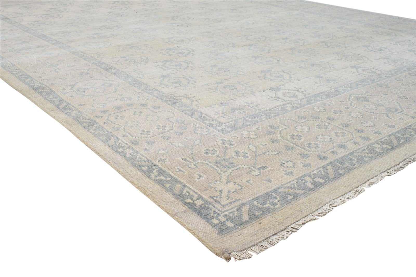 8' X 10' Rug Wool Grey Persian Hand Knotted Bokhara Oriental Large Carpet 