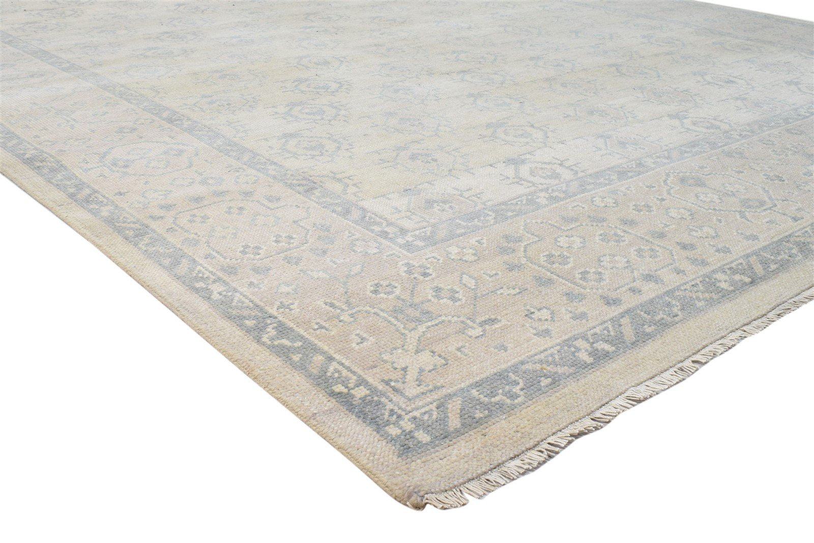 8' X 10' Rug Wool Grey Persian Hand Knotted Bokhara Oriental Large Carpet 