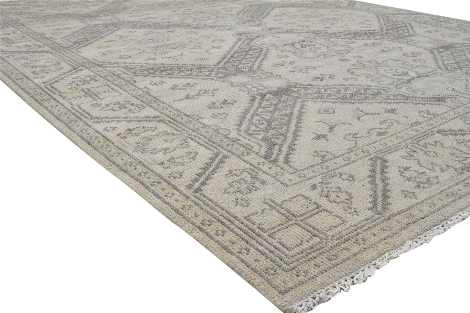 Sand Wool Rug 8' X 10' Persian Hand Knotted Kazak Oriental Large Carpet 