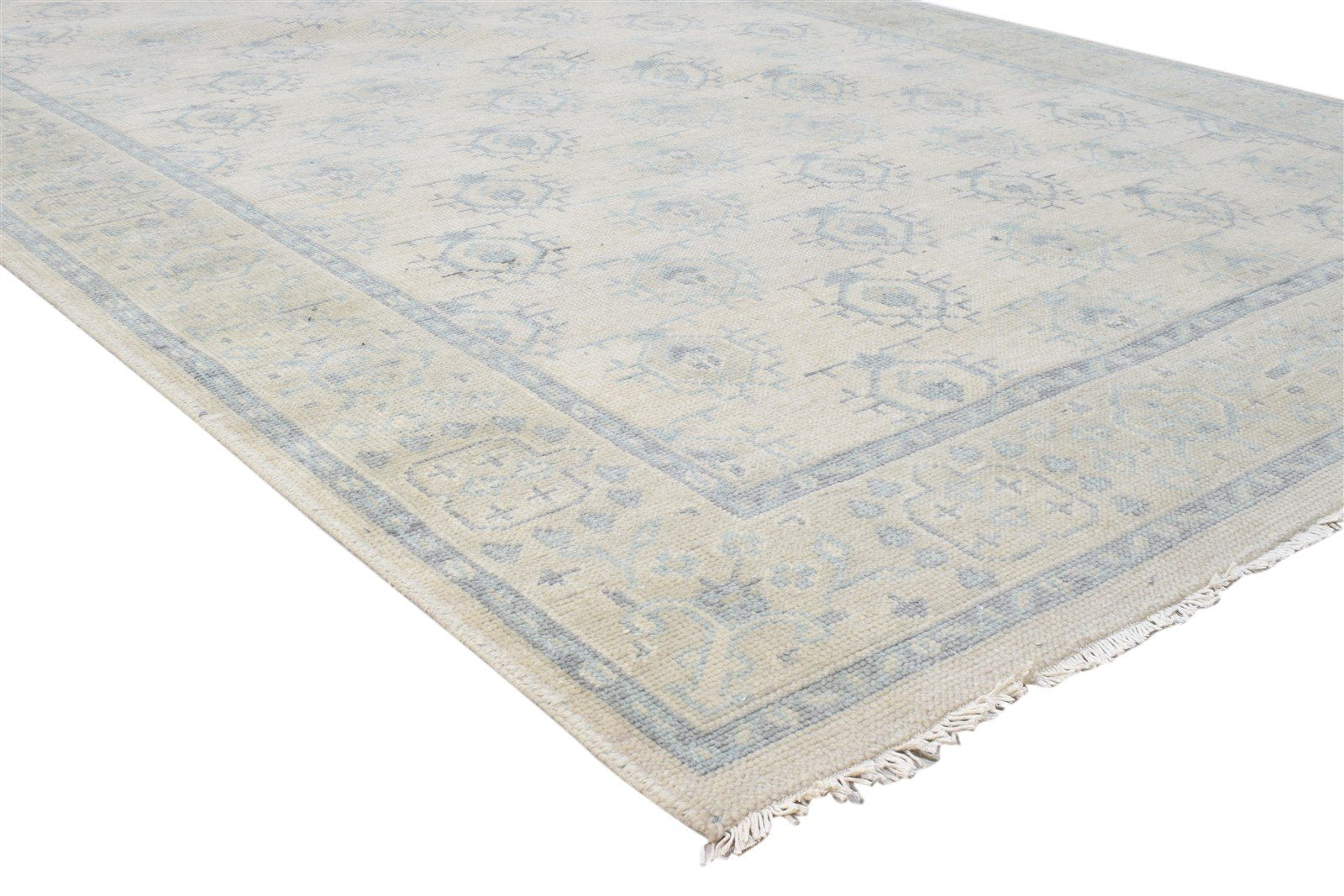 Sand Wool Rug 6' X 9' Persian Hand Knotted Bokhara Oriental Room Size Carpet 